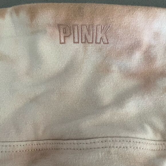 PINK COTTON HIGH WAIST V CROSSOVER LEGGINGS IN FULL LENGTH - Picture 4 of 4